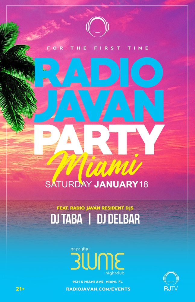 Radio Javan Party in Miami