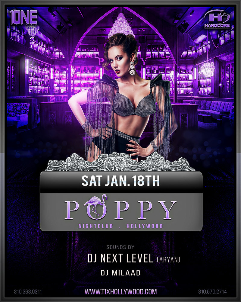 Persian Party in Los Angeles at Poppy Nightclub