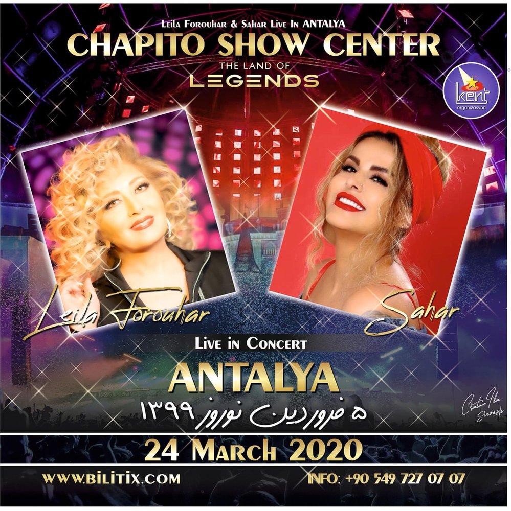 Sahar and Leila Forouhar Live in Antalya
